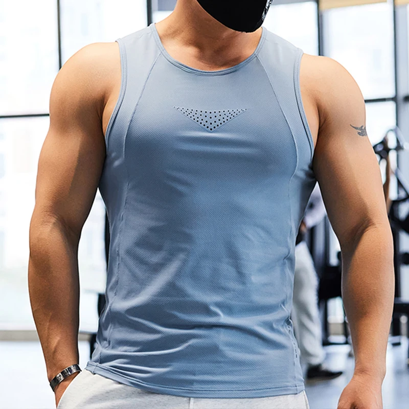 Sleeveless Undershirt - Roupas esportivas de malha sem mangas
