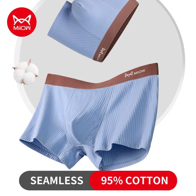 MiiOW 3 Peças de Cuecas de Alg - Boxer Brief Pack Cotton avaliação e preço